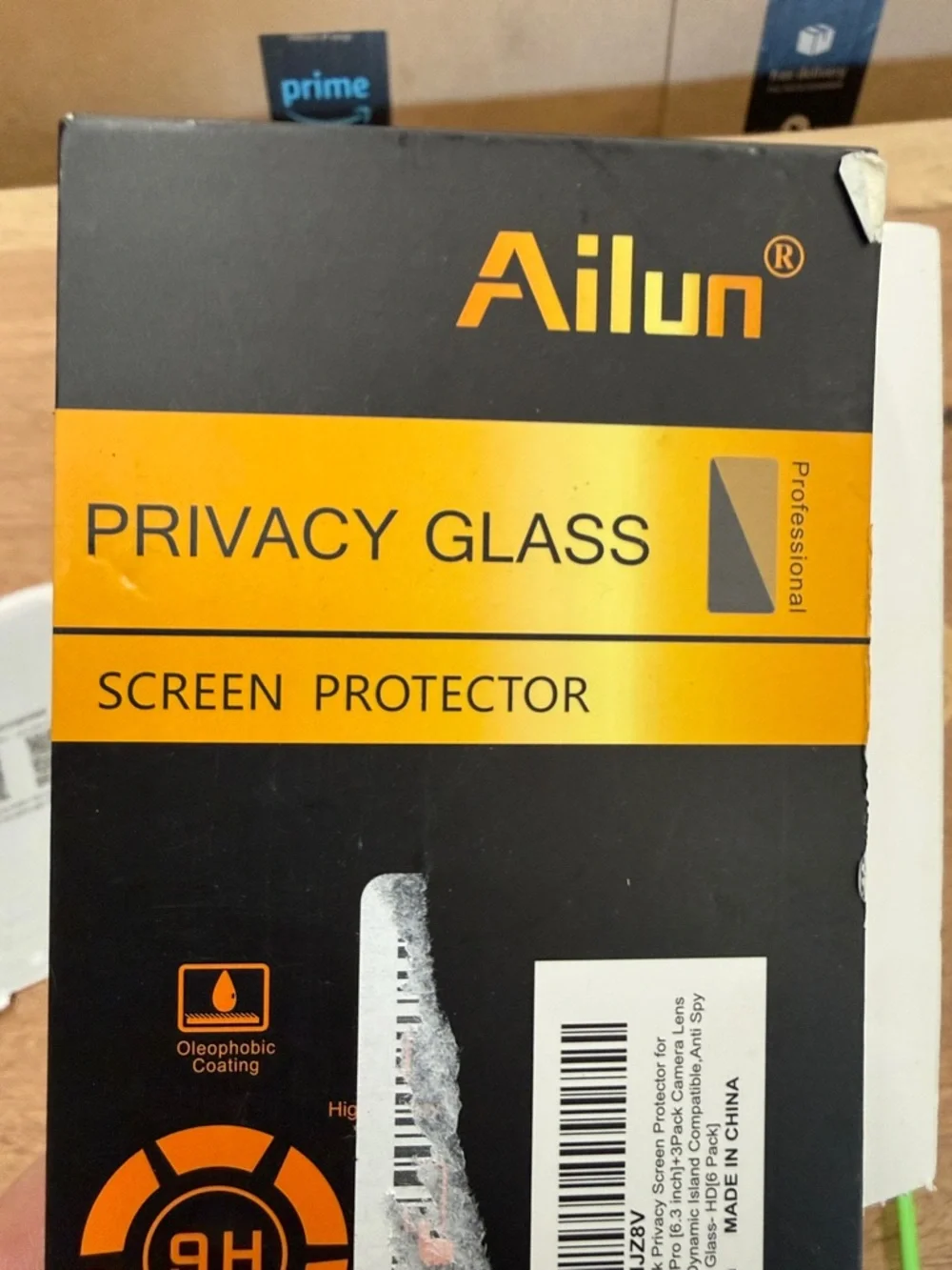 Ailun Privacy Screen Protector Kit with Alignment Frame iPhone 16 pro‎